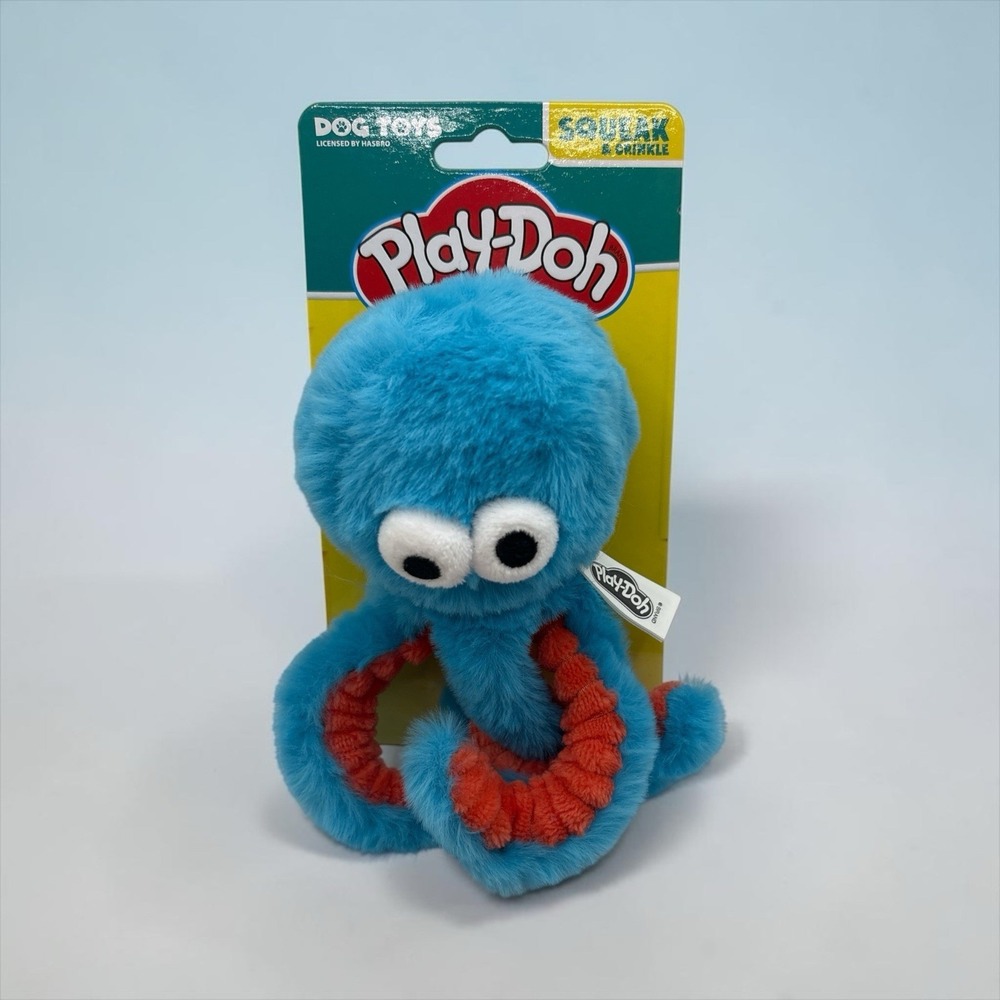 Hasbro Brand New Play-doh  Dog Toy Squeak And Crinkle Hdt-2642‎ 6.5"